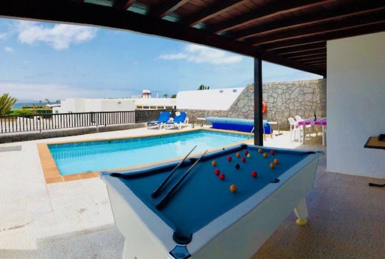 Villa Neptuno With Private Pool, Sea View, Sat-Tv & Free Wifi Playa Blanca  Exteriör bild