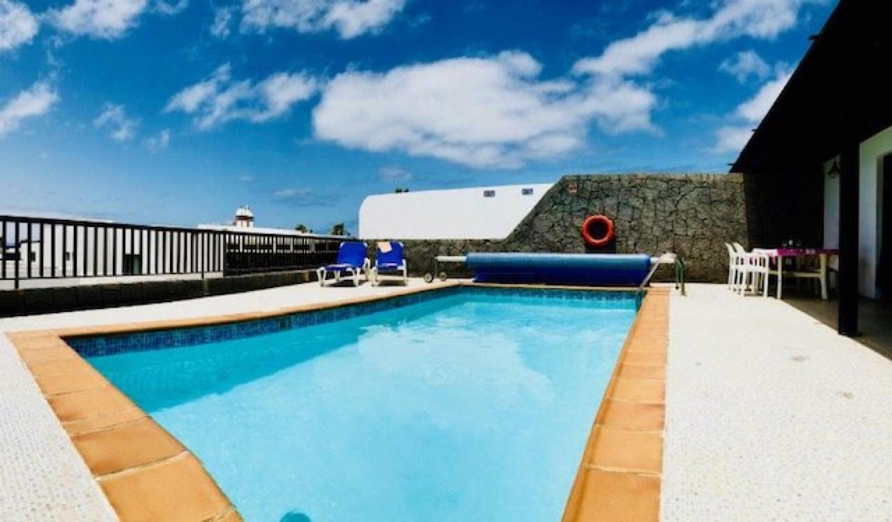 Villa Neptuno With Private Pool, Sea View, Sat-Tv & Free Wifi Playa Blanca  Exteriör bild